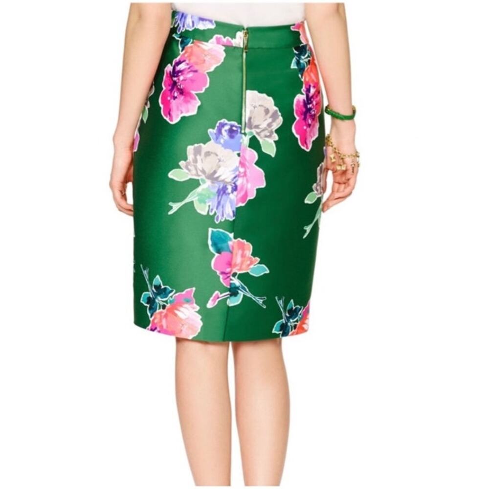 Kate Spade Cottagecore Floral Skirt Sz 2 Small Garden Pencil Knee Length $298 - Picture 2 of 9